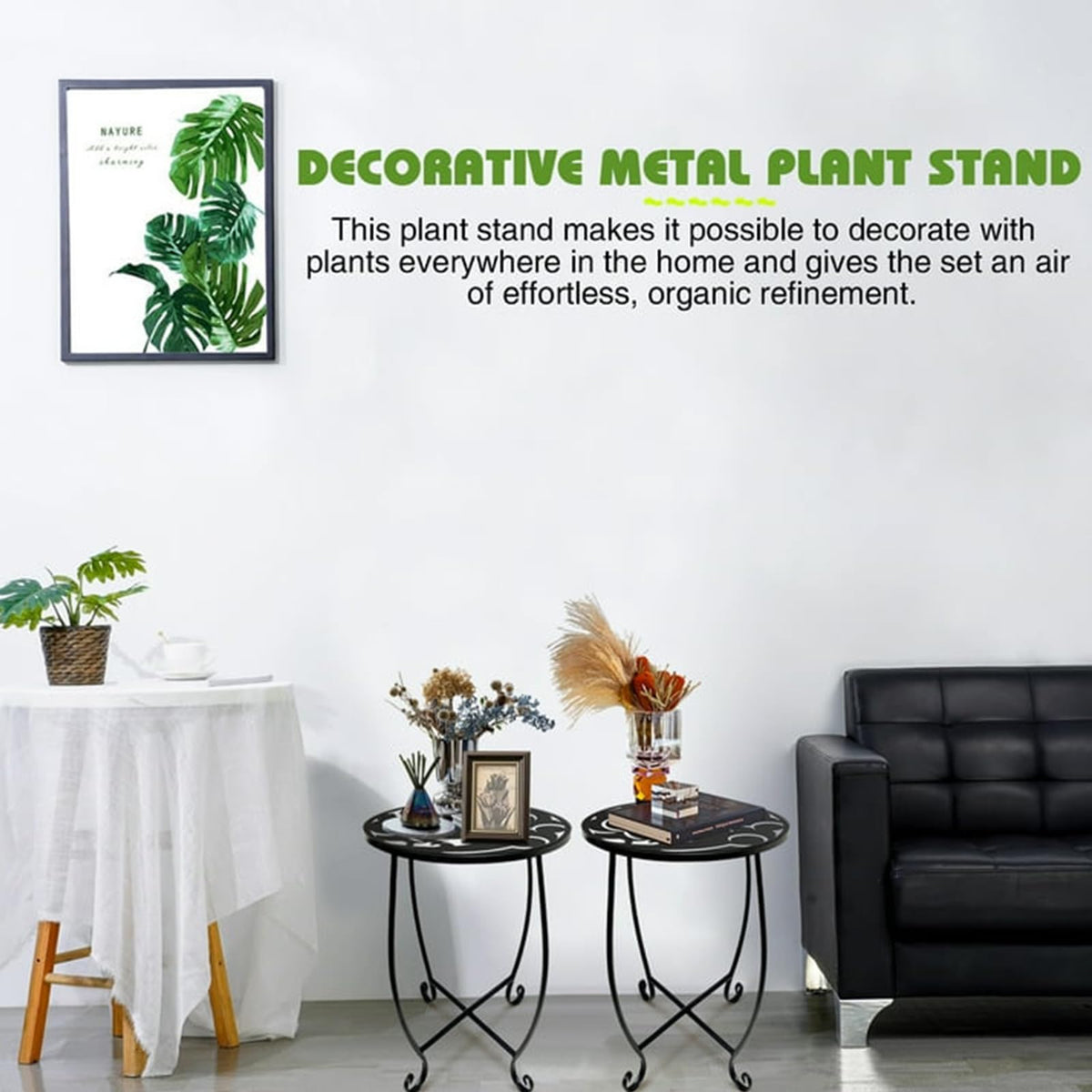 Kaesithar multi-purpose end table for plants or coffee
