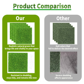 KAEZDD Easter spring decor grass tile top view for seasonal displays