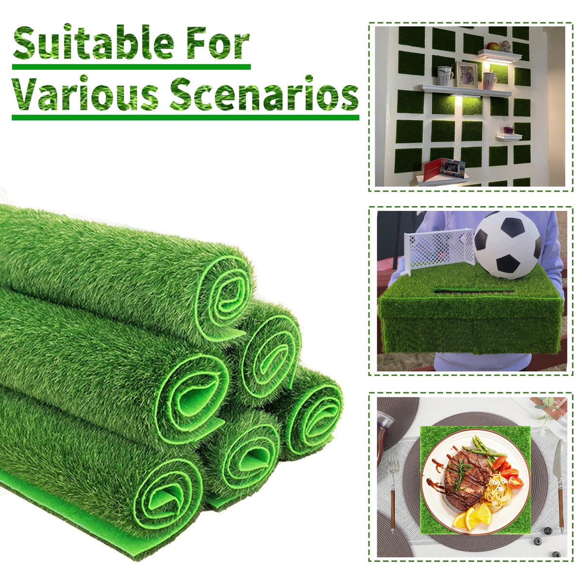 KAEZDD School project grass square tile for classroom dioramas