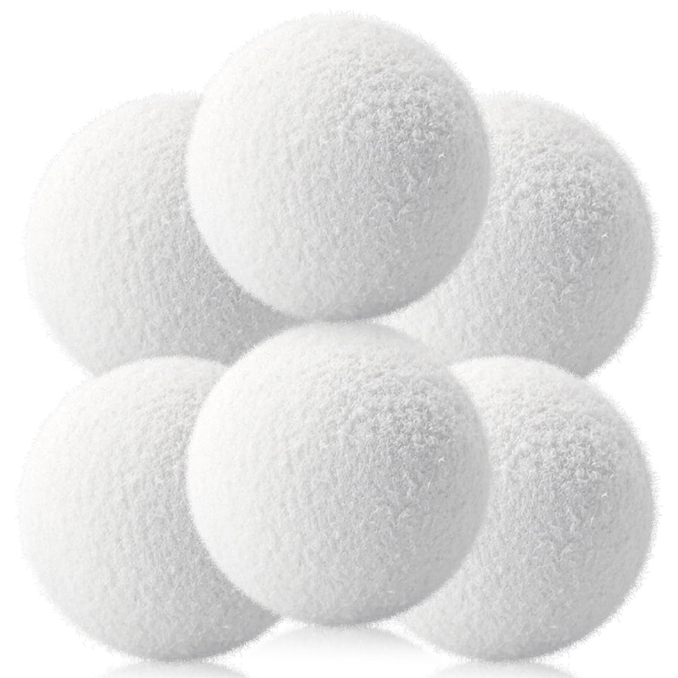 Kaifansun six-pack scum absorber balls float in spa water, soaking up oils