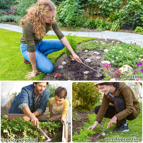 Kaimfdg garden weed removal in beds and cracks with the 3-pack