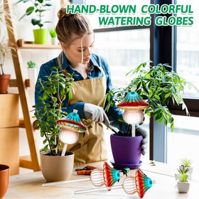 Kaimfdg wide-opening glass watering globe for spill-free filling