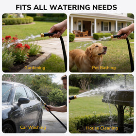 KAINGA lightweight hose is portable and easy to carry.