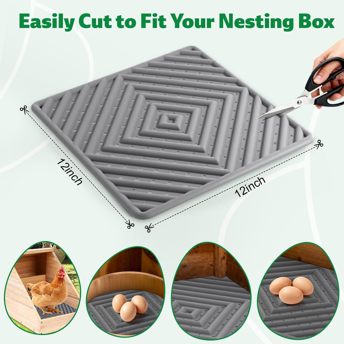 Kaipeia 3-pack nesting pads package ready for coop upgrade.