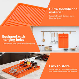 Kaisiking easy-clean nonstick surface simplifies cleanup after grilling.