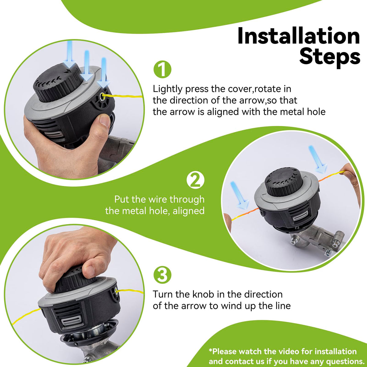 Broad compatibility with Echo, Stihl, Dewalt and more.
