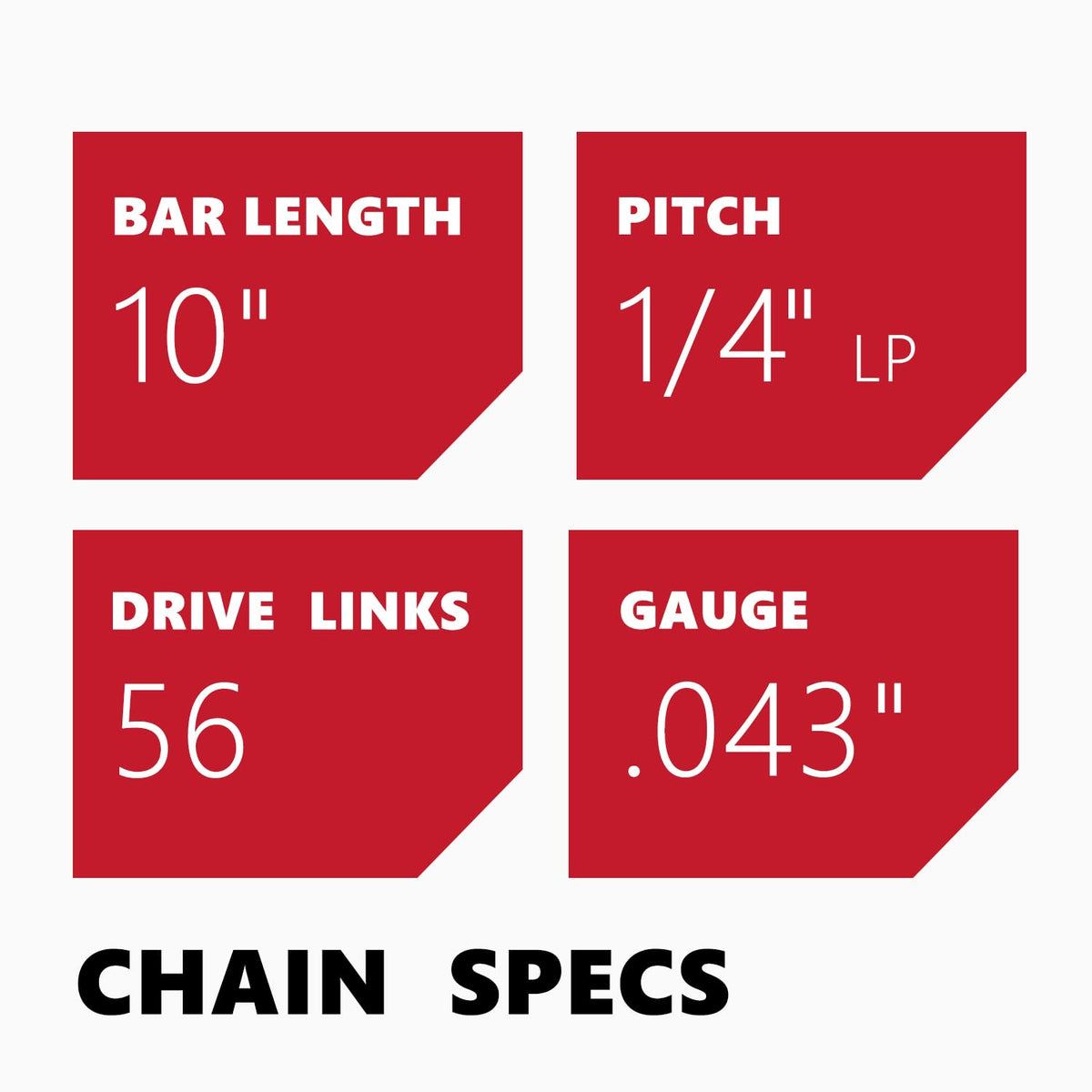 KAKEI 043 inch gauge semi-chisel chain for steady performance and durability.