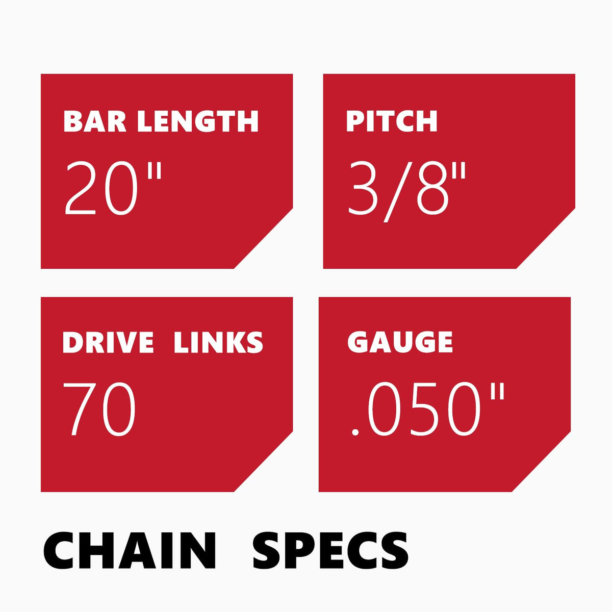 KAKEI 3/8-inch pitch chainsaw chain demonstrates smooth cutting and broad compatibility.