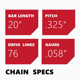 KAKEI 76 drive links ensure strong chain engagement.