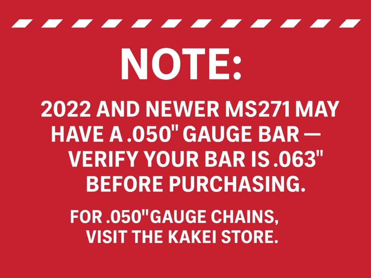KAKEI three-pack chainsaw chain shown for multiple jobs.