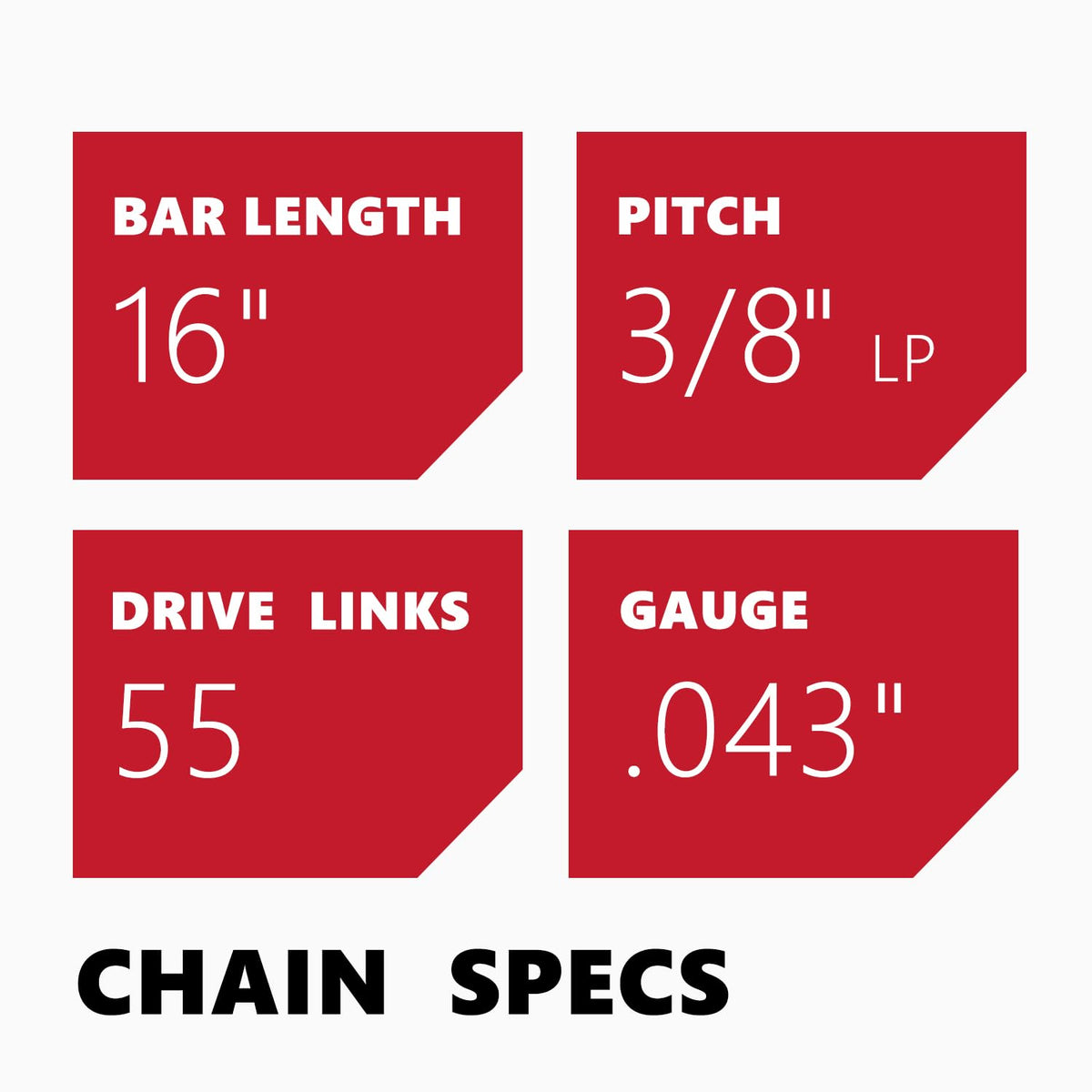 KAKEI semi-chisel chain design for reliable cutting performance