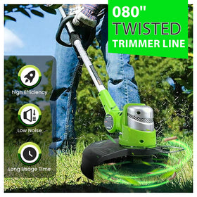 KAKO 1480 ft spool enables extended trimming sessions.