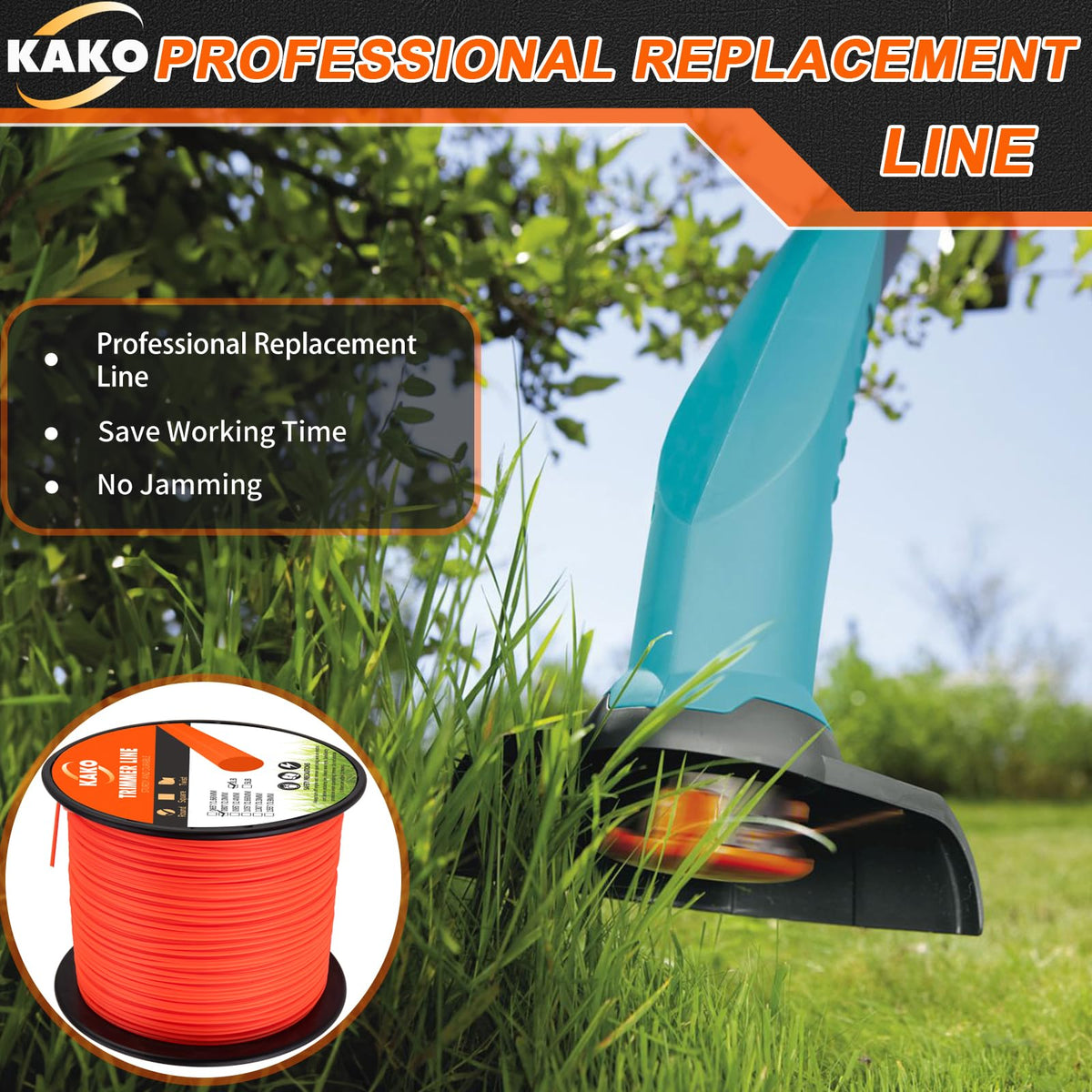 KAKO 080 string reduces engine drag for smoother operation