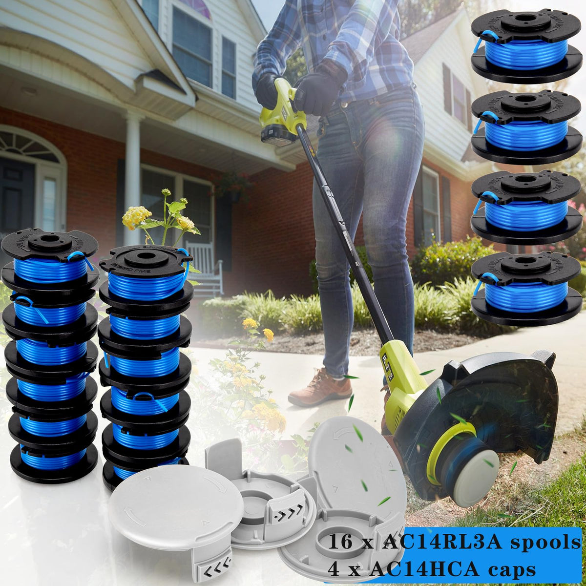 Spool-winder-assembly shows pre wound design for easy refills and faster jobs.