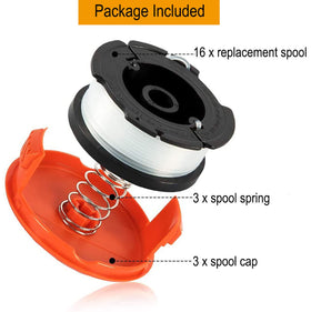 KAKO AF100 spool uses high-strength nylon line for reliable performance