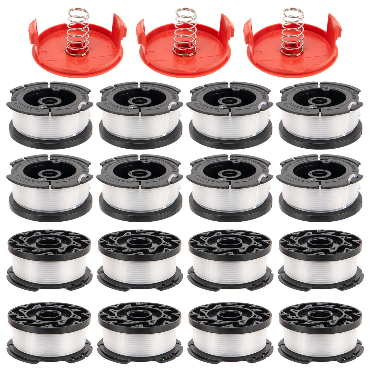 KAKO AF100 spool packaging shows a ready-to-use replacement kit for easy repair