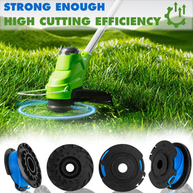 KAKO auto-feed spool assembly speeds up string changes on demanding tasks.