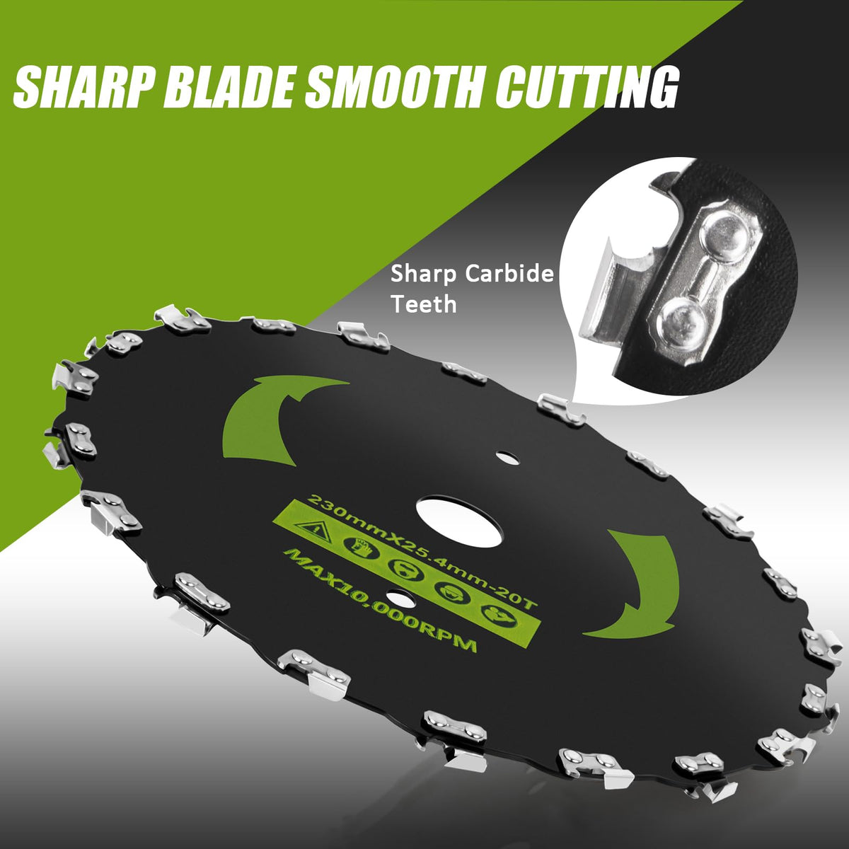 KAKO 25.4mm arbor blade ready for high RPM use