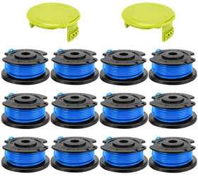 KAKO replacement spool for Greenworks with 16 ft pre-wound 0.065 in line for quick swaps