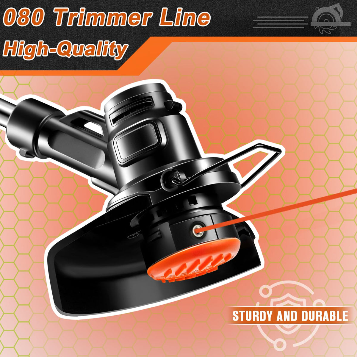 KAKO square-080-trimmer-line cutting-performance for faster, cleaner trims.