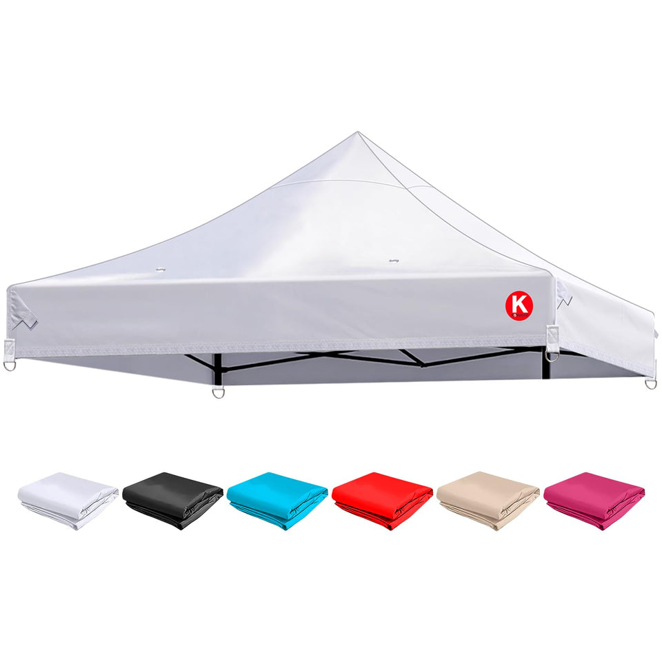 KaKuEike 10x10 canopy top white for durable outdoor shade
