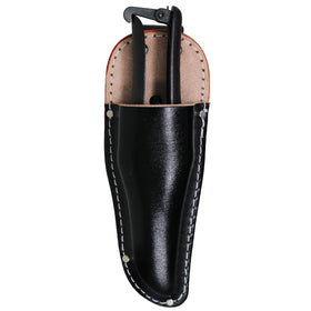KAKURI pruning shears with leather sheath for protection.