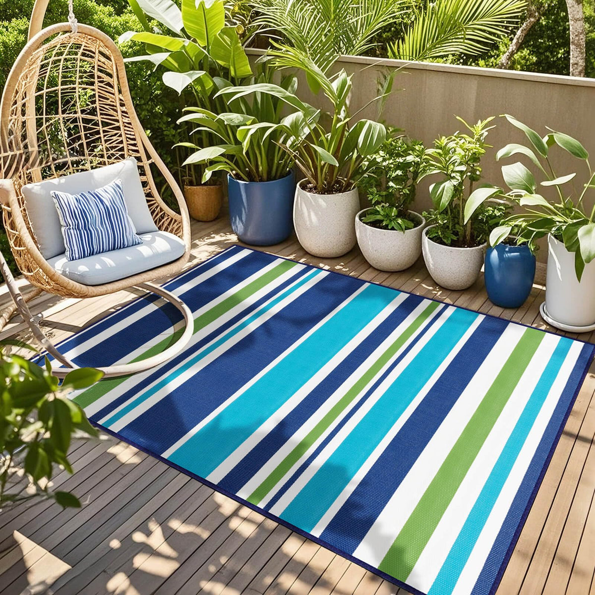 Kalafun edge-reinforced rug resists wear from furniture and pet activity