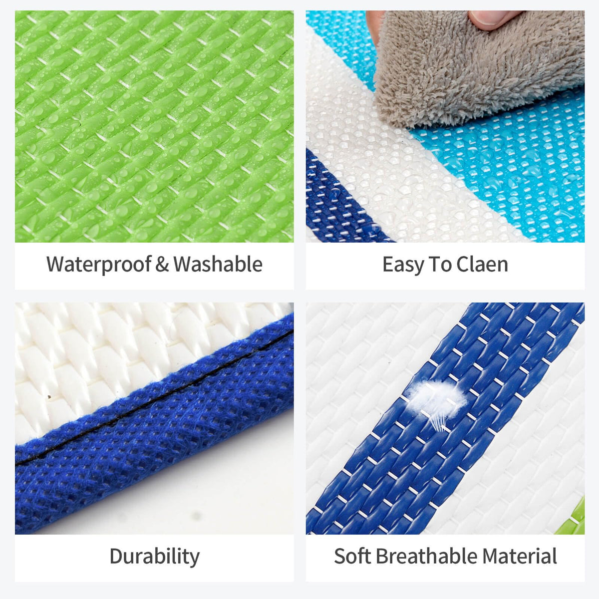 Kalafun foldable outdoor rug for quick storage after trips