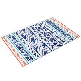 All-season Kalafun outdoor rug for balconies, porches, patios, and RV trips.