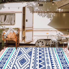 Kalafun rug folds compactly for easy packing during trips.