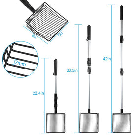 Kalekey chicken coop cleaning tools shown in use for large and small coops