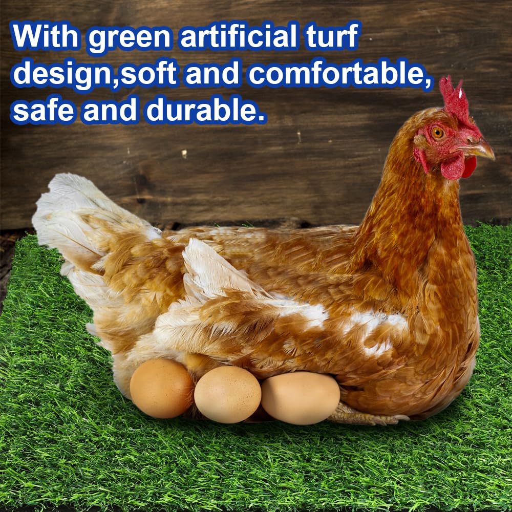 Kalekey egg protection nesting pad helps keep eggs safe in a coop.