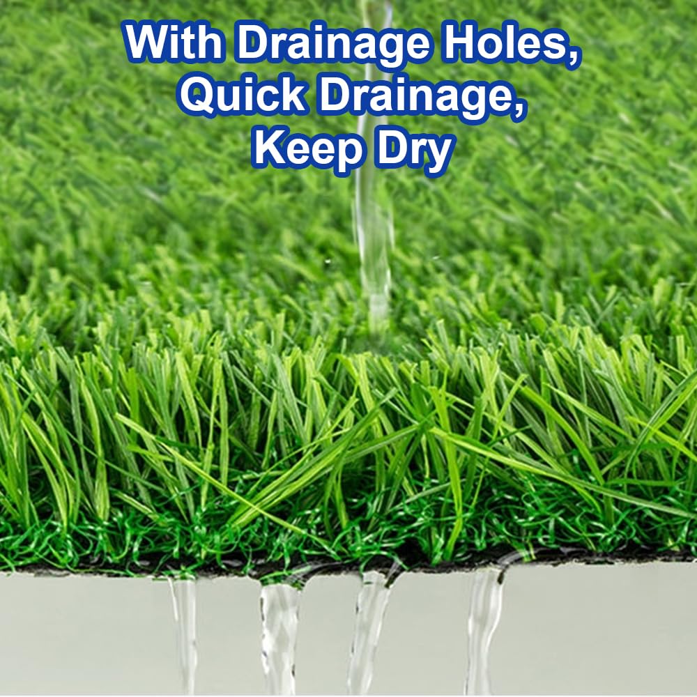 Kalekey nesting pad drainage holes back drains moisture quickly in the coop.