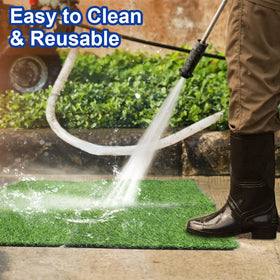 Kalekey washable chicken nest pad is easy to rinse and reuse.