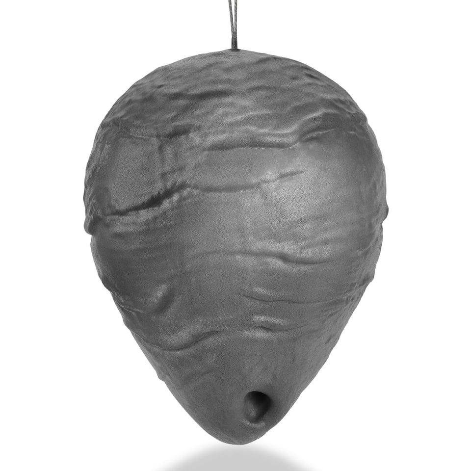 Kalkal Wasp Nest Decoy with a realistic entrance deters real wasps outdoors.
