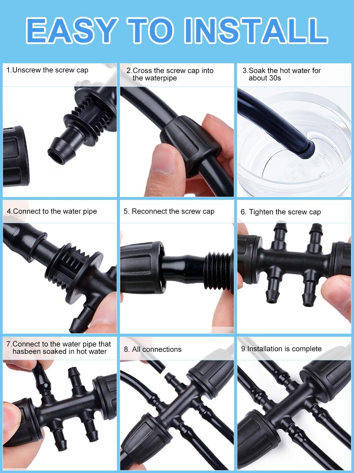 Kalolary 13mm ID / 4mm ID fitting for reliable tubing connections.