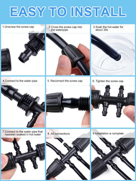 Kalolary 13mm ID / 4mm ID fitting for reliable tubing connections.
