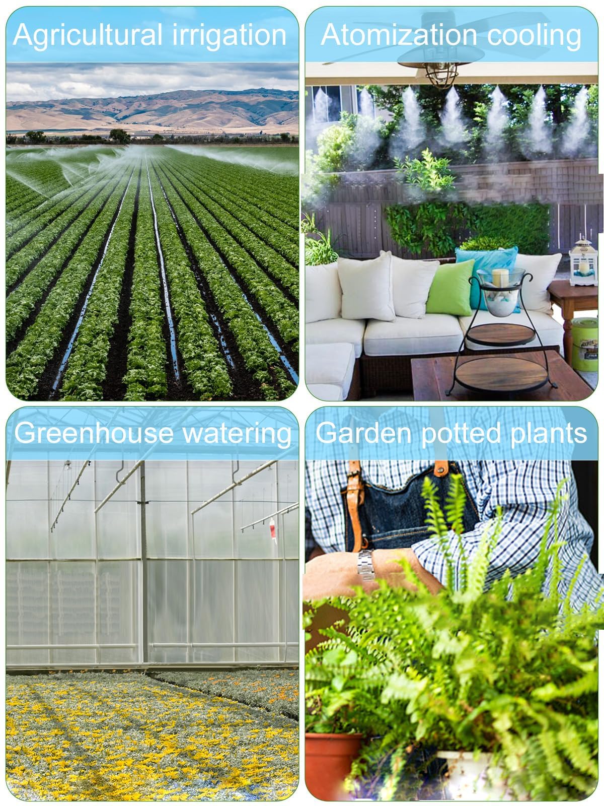 Kalolary 10-piece kit image for fast, tidy irrigation setup.