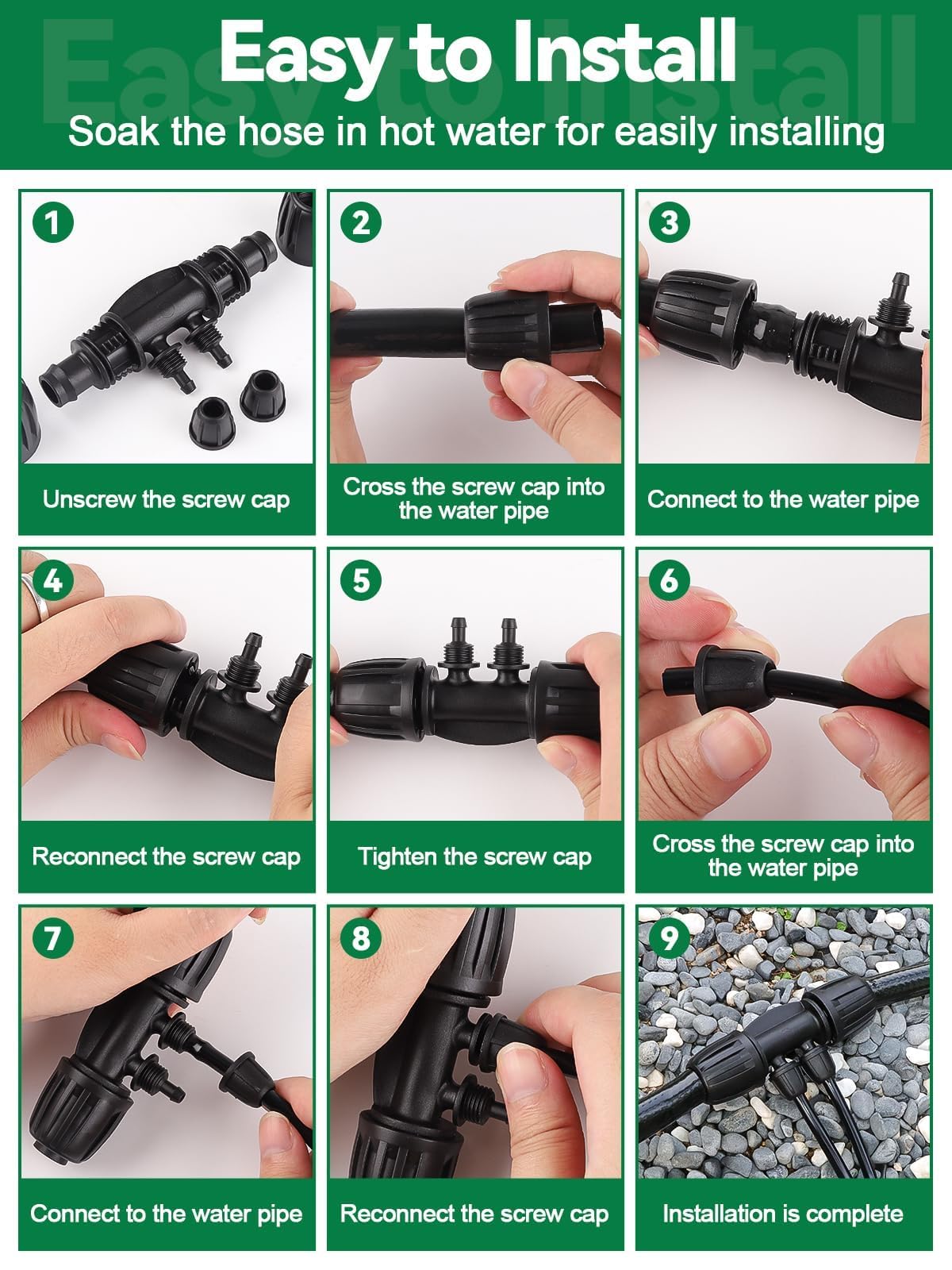 Kalolary UV-resistant outdoor fittings withstand sun and weather.