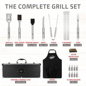 Kaluns apron with four pockets keeping tools within reach while cooking.