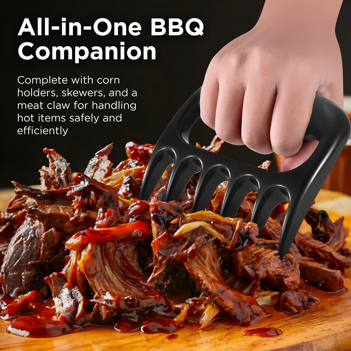 Kaluns meat claws gripping rib or brisket with ease