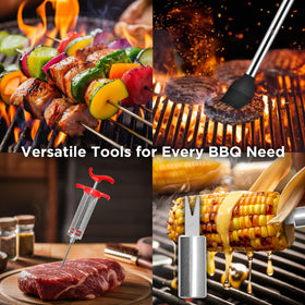 Kaluns meat injector for flavoring marinated meats