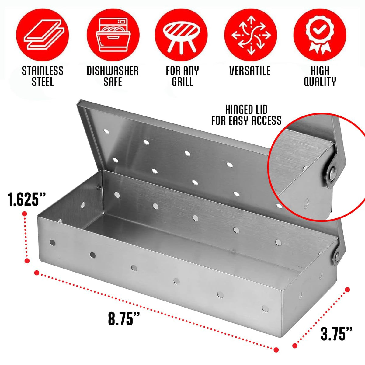 Kaluns stainless steel construction ensures warp-free durability and rust resistance