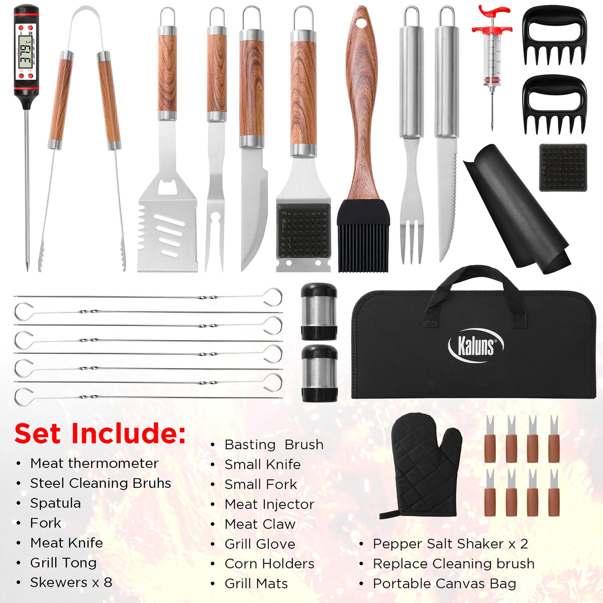 Kaluns stainless steel tools designed for high heat durability