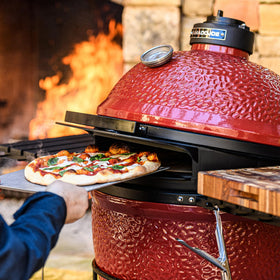 Kamado Joe DōJoe heat deflectors promote even browning