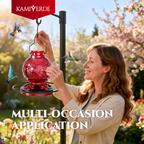 Kamiverde 25 oz capacity ensures long-lasting nectar supply outdoors