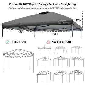 KAMPKEEPER easy install with velcro tabs simplifies canopy topping.