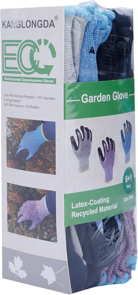 KANGLONGDA recycled PET gloves help eco friendly garden work