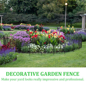 KANEODOT flower-bed edge fence defines pathways and protects blooms.