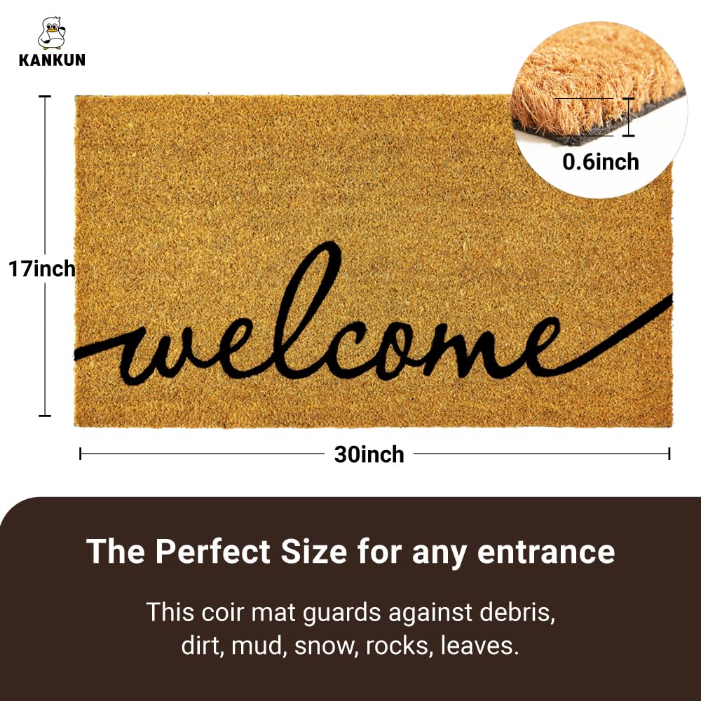 KANKUN door mat suitable for outdoor and indoor use at entry